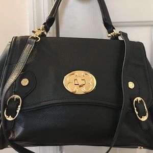 Emma Fox Black Leather Purse, Excellent Condition